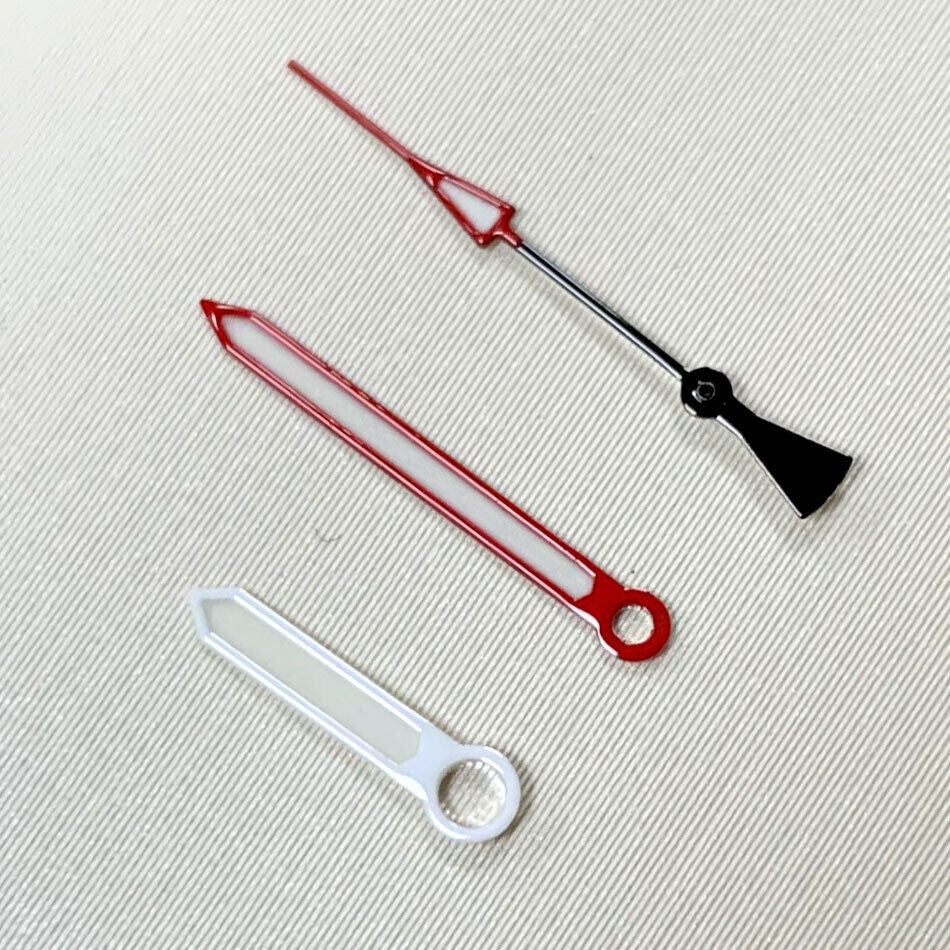 Green Luminous Watch Hands Sets for NH35A/NH36A/4R36 Movement 8/12.5/12.5mm B17