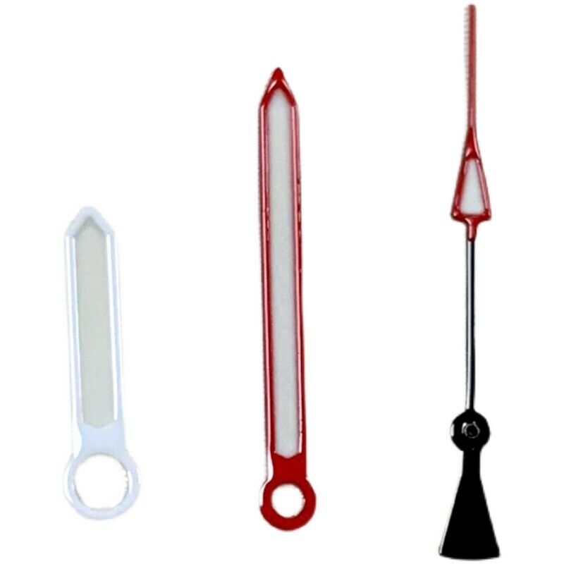 Green Luminous Watch Hands Sets for NH35A/NH36A/4R36 Movement 8/12.5/12.5mm B17