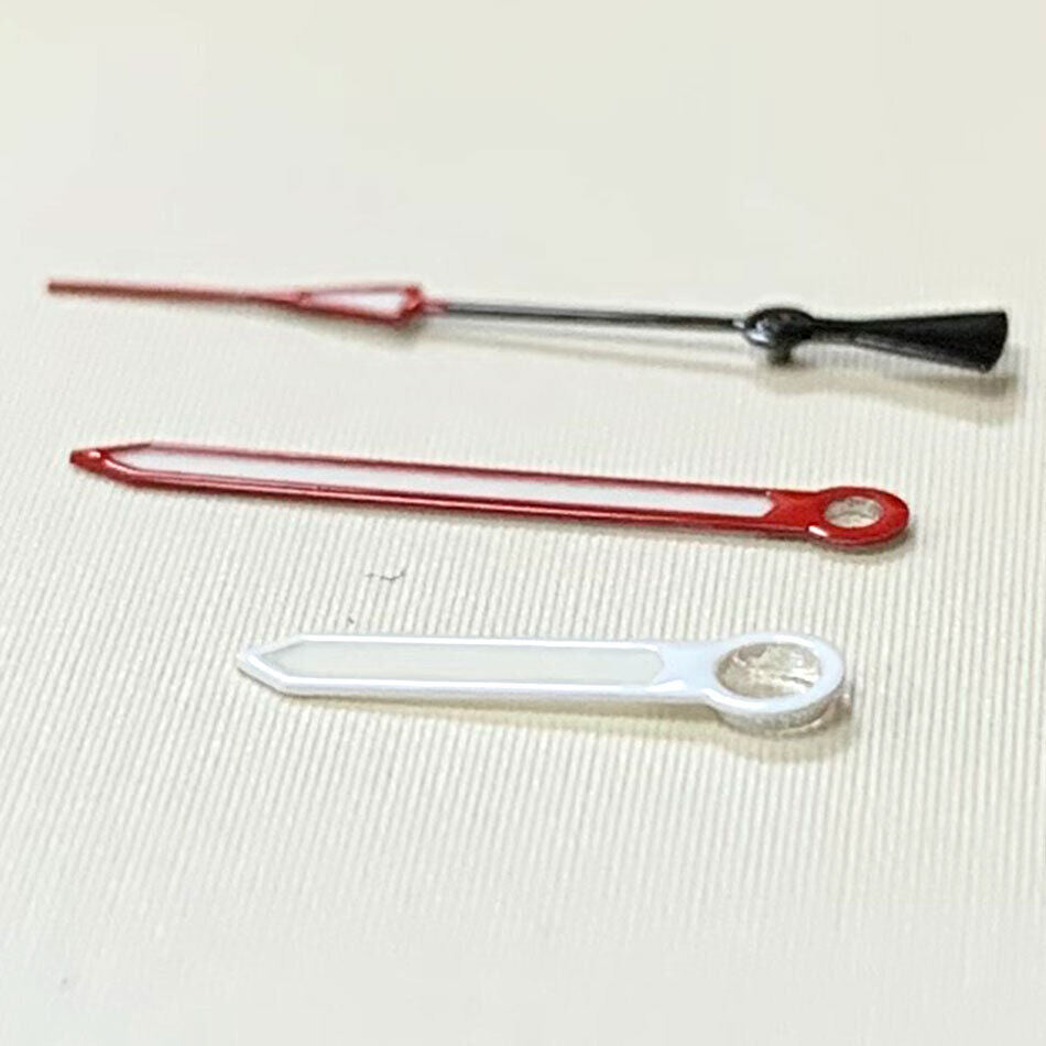 Green Luminous Watch Hands Sets for NH35A/NH36A/4R36 Movement 8/12.5/12.5mm B17