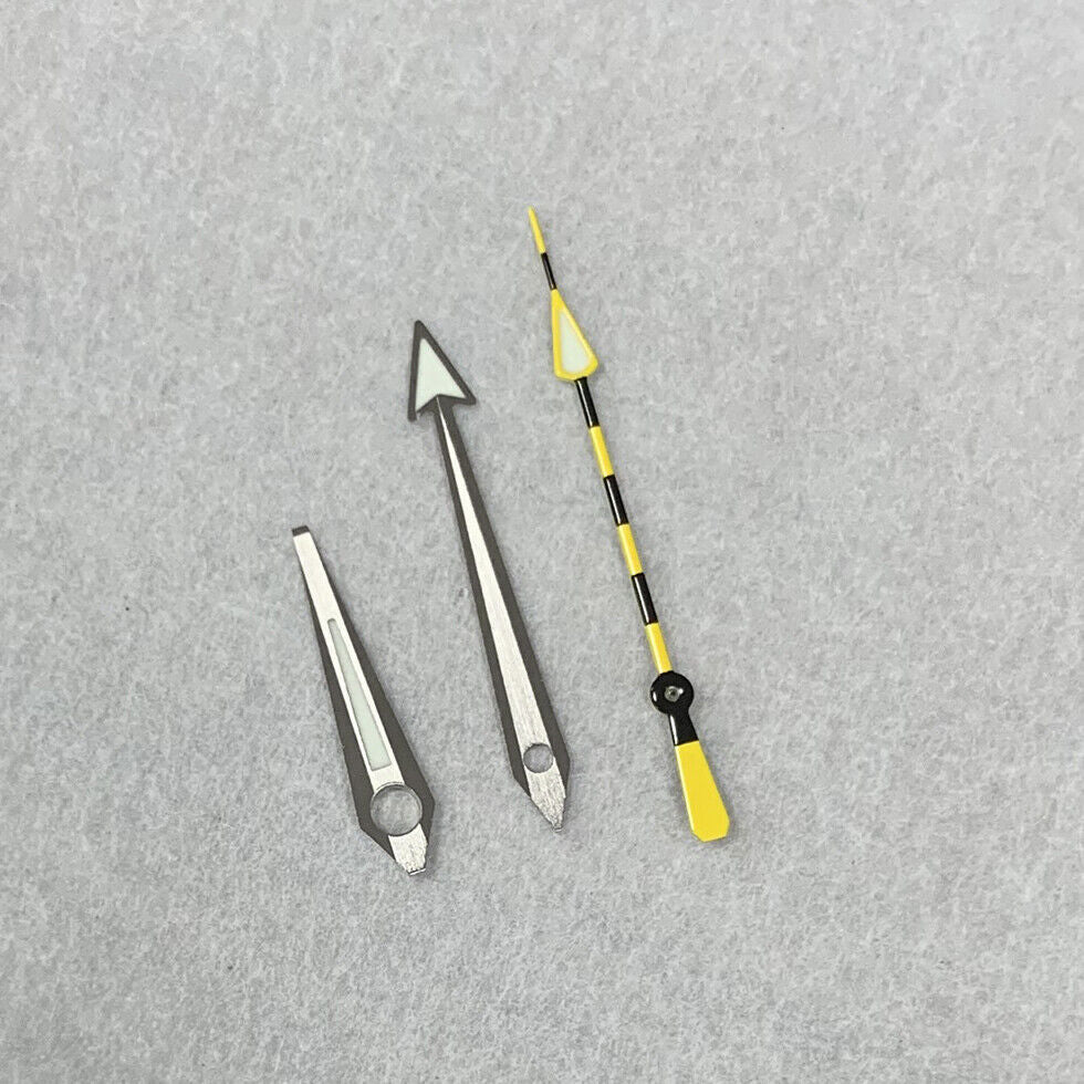 Blue Luminous Yellow Second Watch Hands Sets for NH35A/NH36A/4R/7S Movement BB1