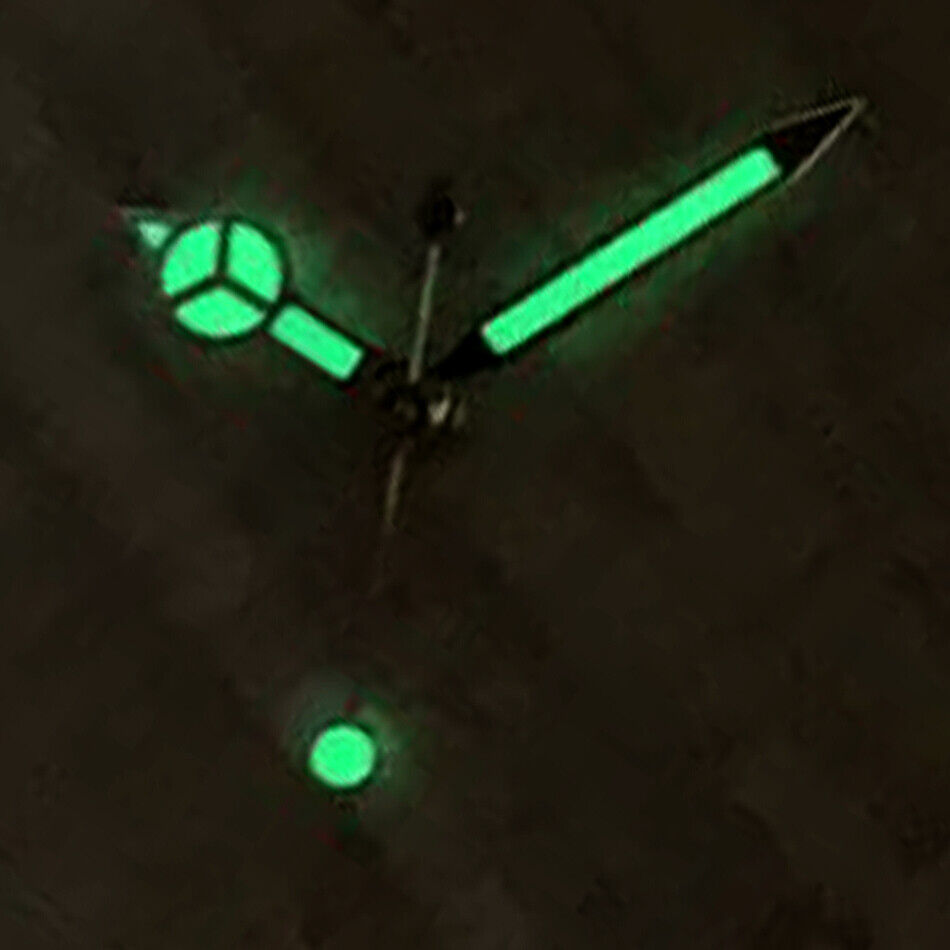 Green Luminous Watch Hands Sets for NH35A/NH36A Movement 3 Hands 8/12/12.5mm