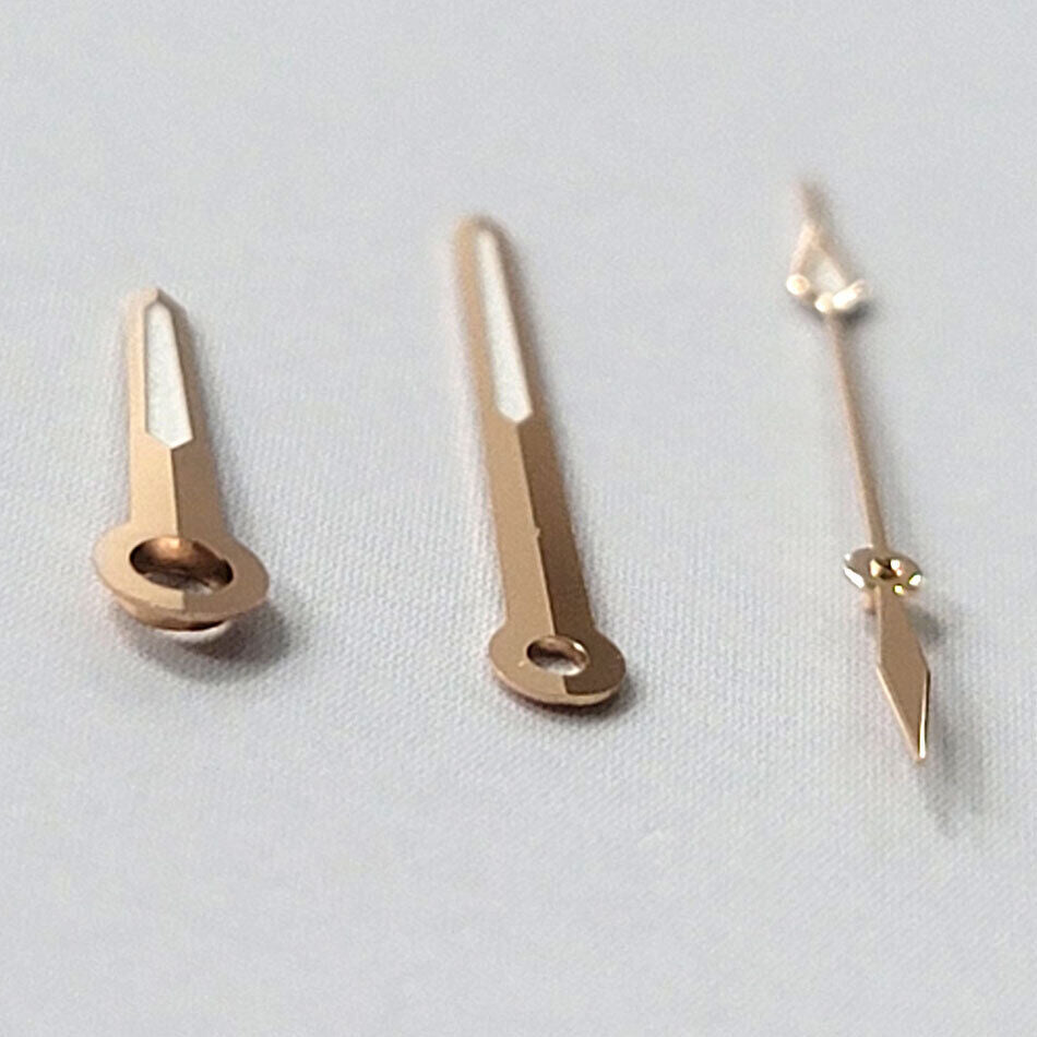 Green Luminous Rose Golden Watch Hands Sets for NH35A/NH36A/4R36 Movement B10