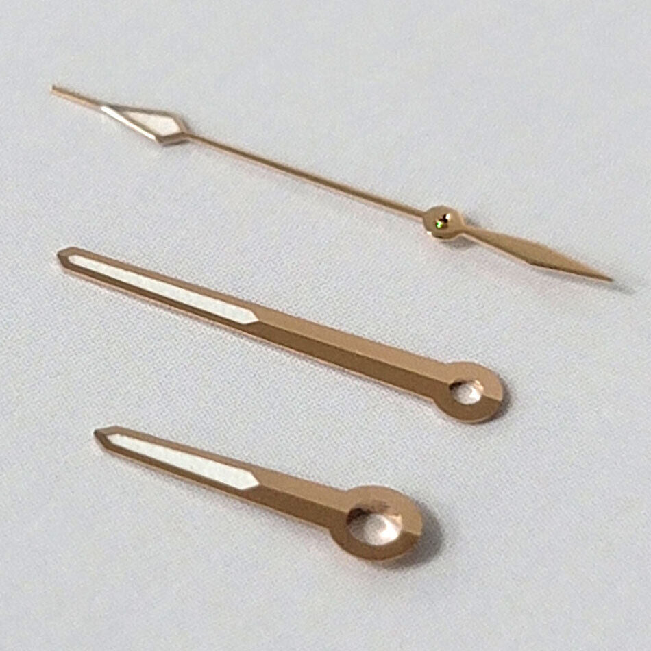 Green Luminous Rose Golden Watch Hands Sets for NH35A/NH36A/4R36 Movement B10