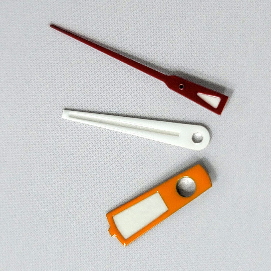 Green Luminous Watch Hands Sets for NH35A/NH36A/4R36 Movement 3 Hands 7/11/12mm