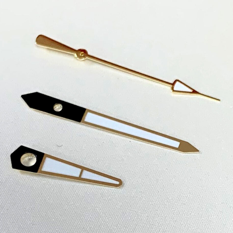 Green Luminous Golden Watch Hands Sets for NH35A/NH36A/4R36 Movement B15