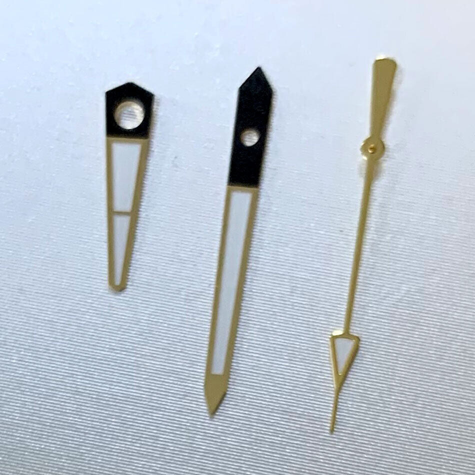 Green Luminous Golden Watch Hands Sets for NH35A/NH36A/4R36 Movement B15