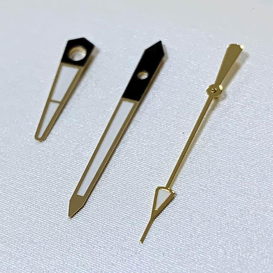 Green Luminous Golden Watch Hands Sets for NH35A/NH36A/4R36 Movement B15