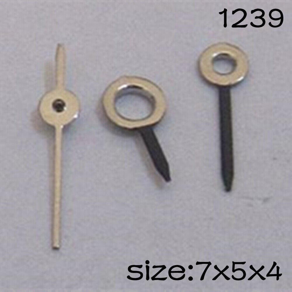 Silver Set of Watch Hands for Miyota 2035 Movement 7mm/5mm/4mm Length NO.1239