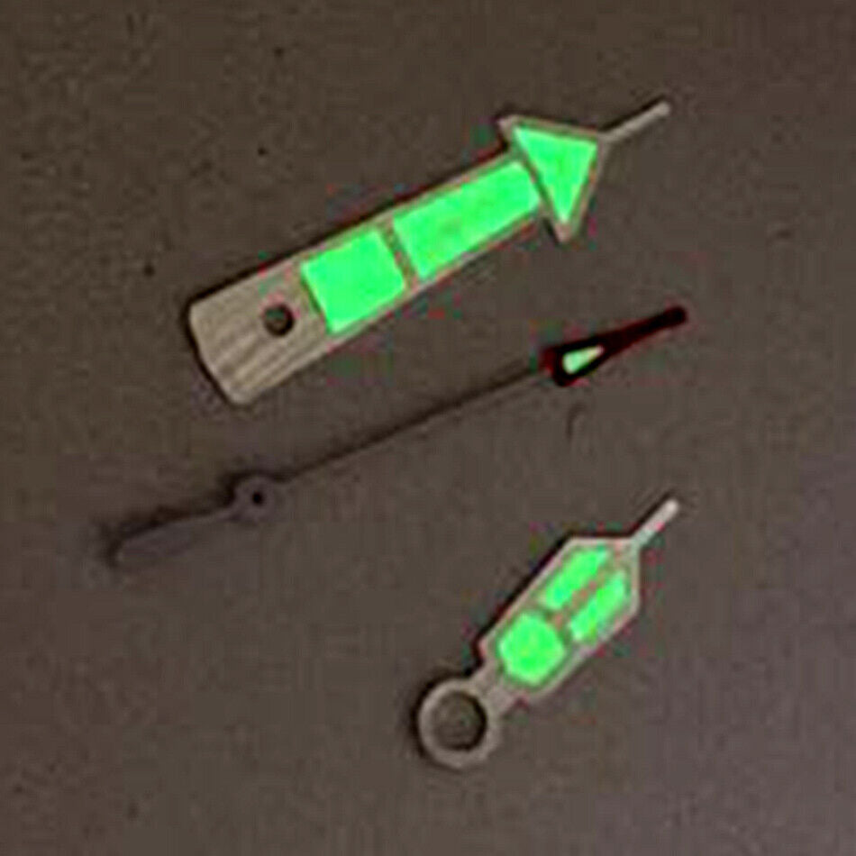 Green Luminous Diving Watch Hands Sets for NH35A/NH36A/4R36 Movement 3 Hands