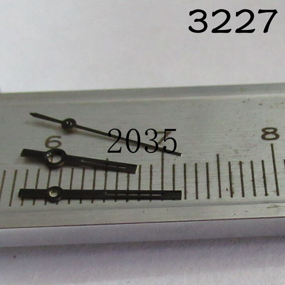 Black Set of Watch Hands for Miyota 2035 Movement 7mm/5mm Length NO.3227