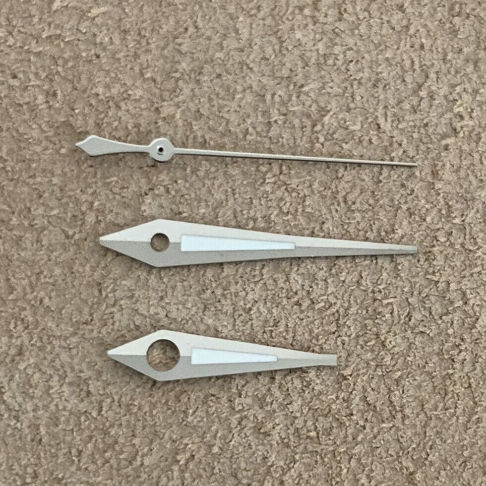Green Luminous Sharp End Watch Hands Sets for NH35A/NH36A Movement B40
