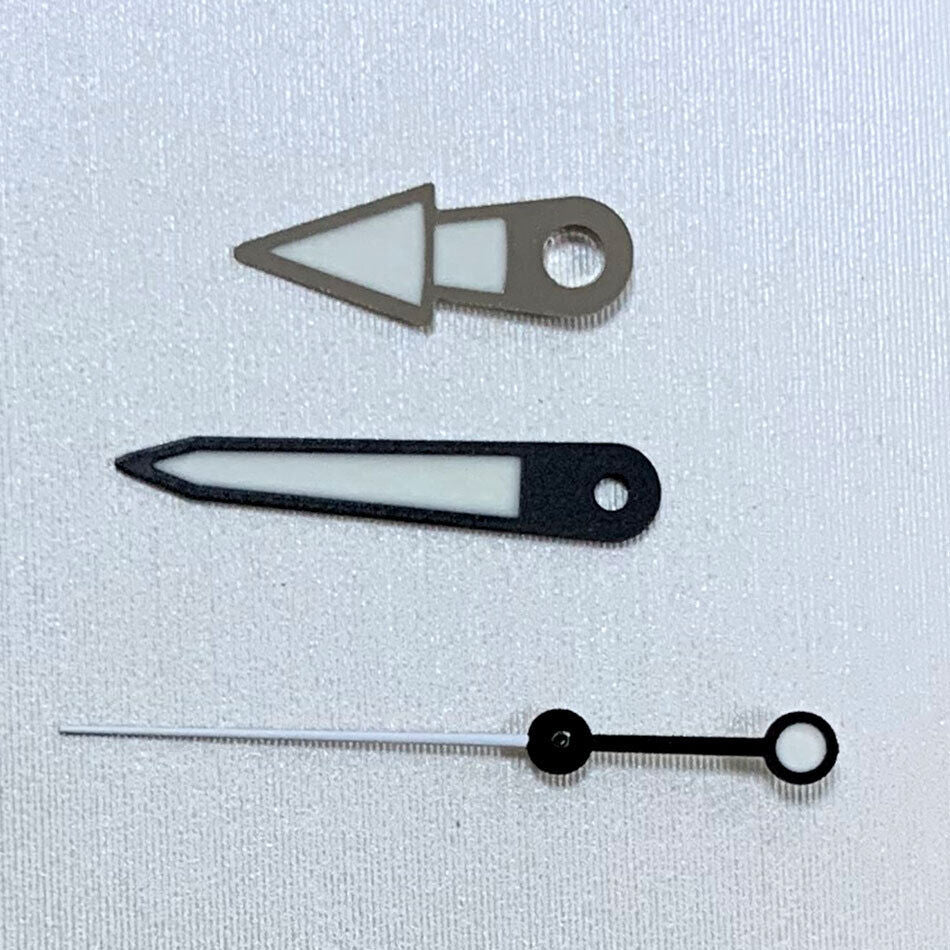 Green Luminous Watch Hands Sets for NH35A/NH36A/4R36 Movement 8.5/12.5/12.5mm A9