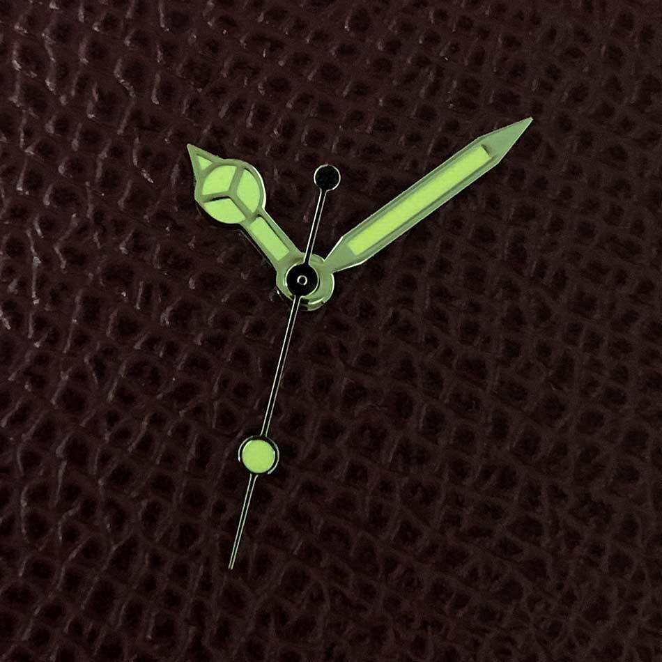 Green Luminous Orange Watch Hands Sets for NH35A/NH36A Movement 3 Hands