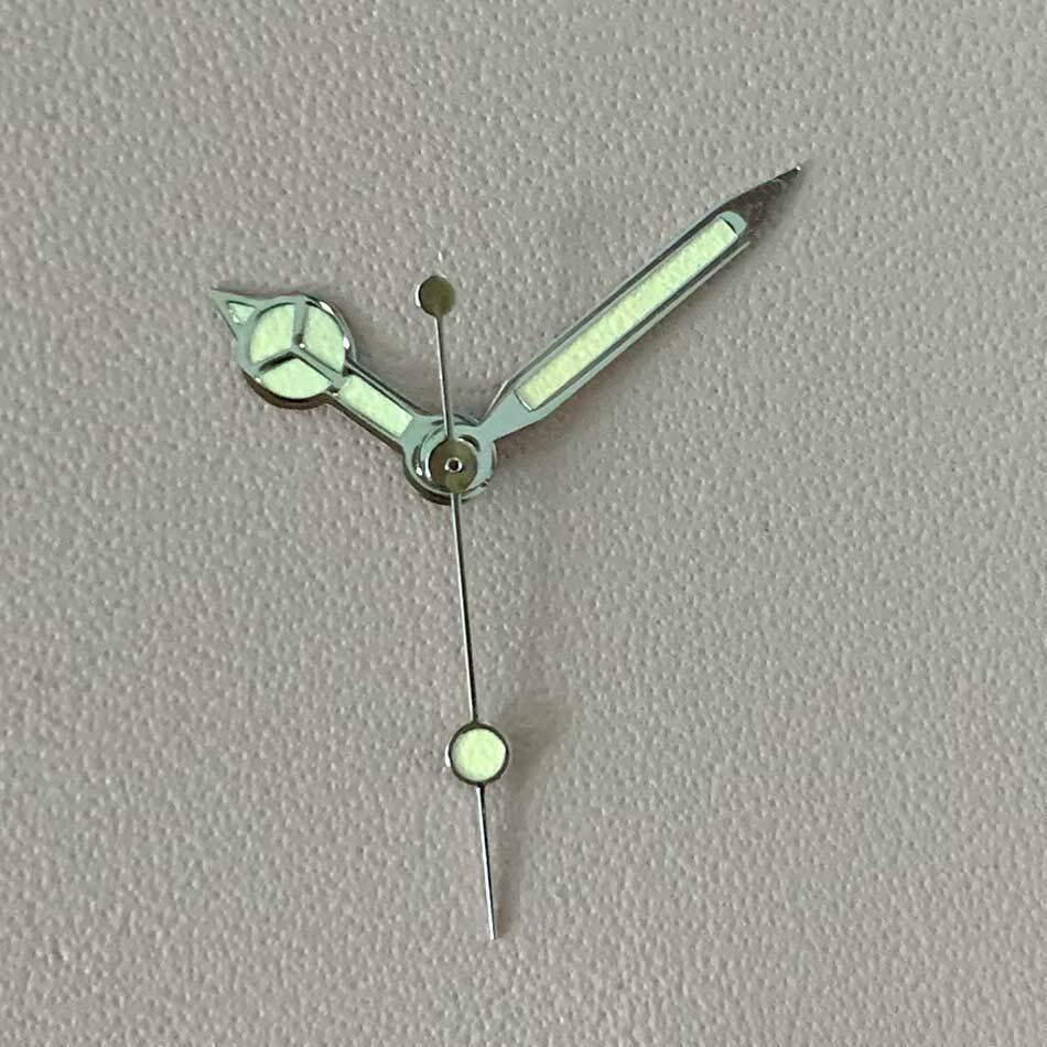 Green Luminous Orange Watch Hands Sets for NH35A/NH36A Movement 3 Hands