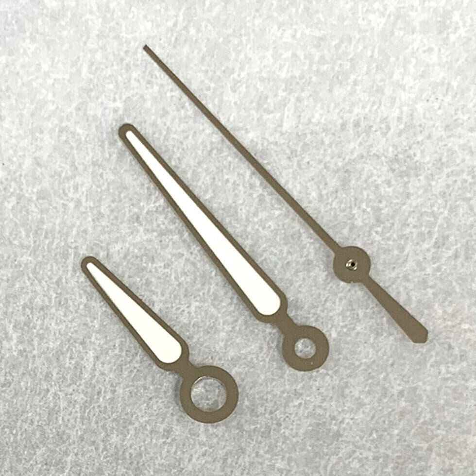 Green Luminous Silver Trim Watch Hands Sets for NH35A/NH36A/4R/7S Movement BB9