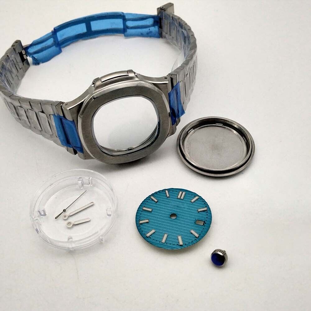 40mm Watch Strap Watch Case+Dial Sapphire Glass Waterproof For NH35A/NH36