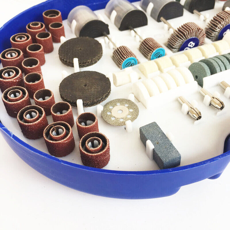 276PCS Electric Grinding Rotary Tool Kit Cutting Sanding Discs Stones Polishing