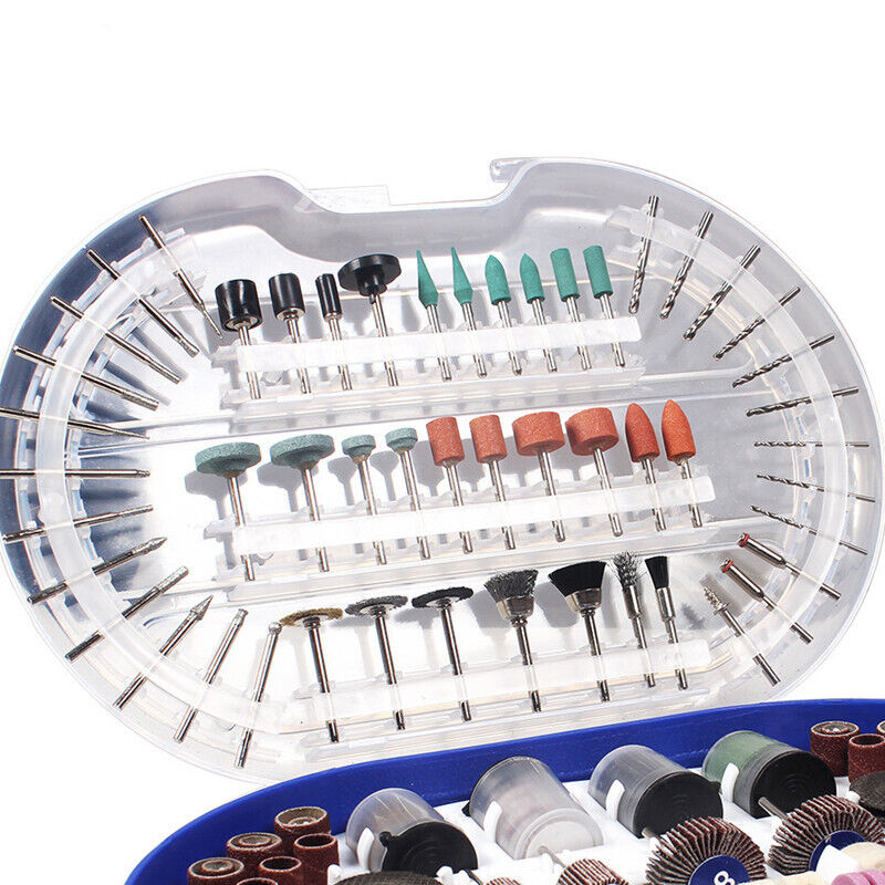 276PCS Electric Grinding Rotary Tool Kit Cutting Sanding Discs Stones Polishing
