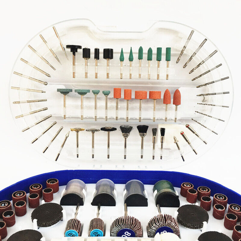 276PCS Electric Grinding Rotary Tool Kit Cutting Sanding Discs Stones Polishing