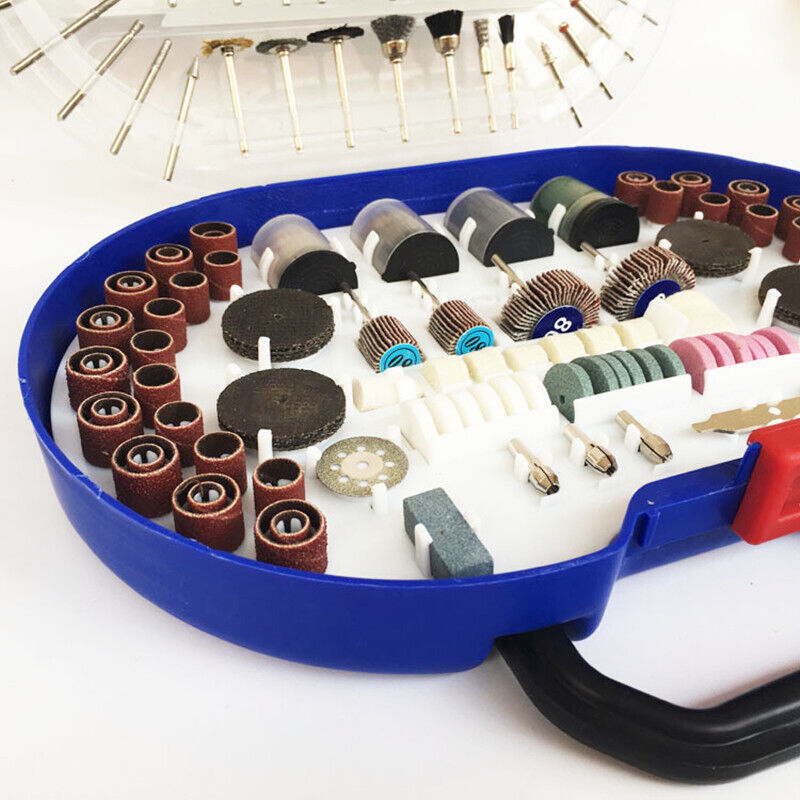 276PCS Electric Grinding Rotary Tool Kit Cutting Sanding Discs Stones Polishing