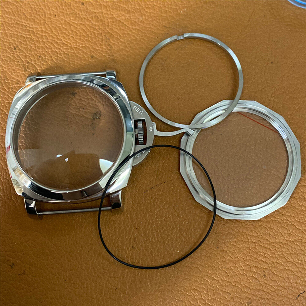 47mm PAM 316L Stainless Steel Watch Case for ETA 6497/6498 for ST3600 ST3620