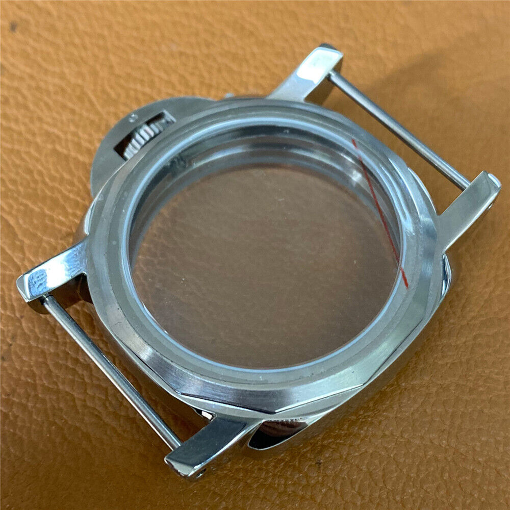 47mm PAM 316L Stainless Steel Watch Case for ETA 6497/6498 for ST3600 ST3620