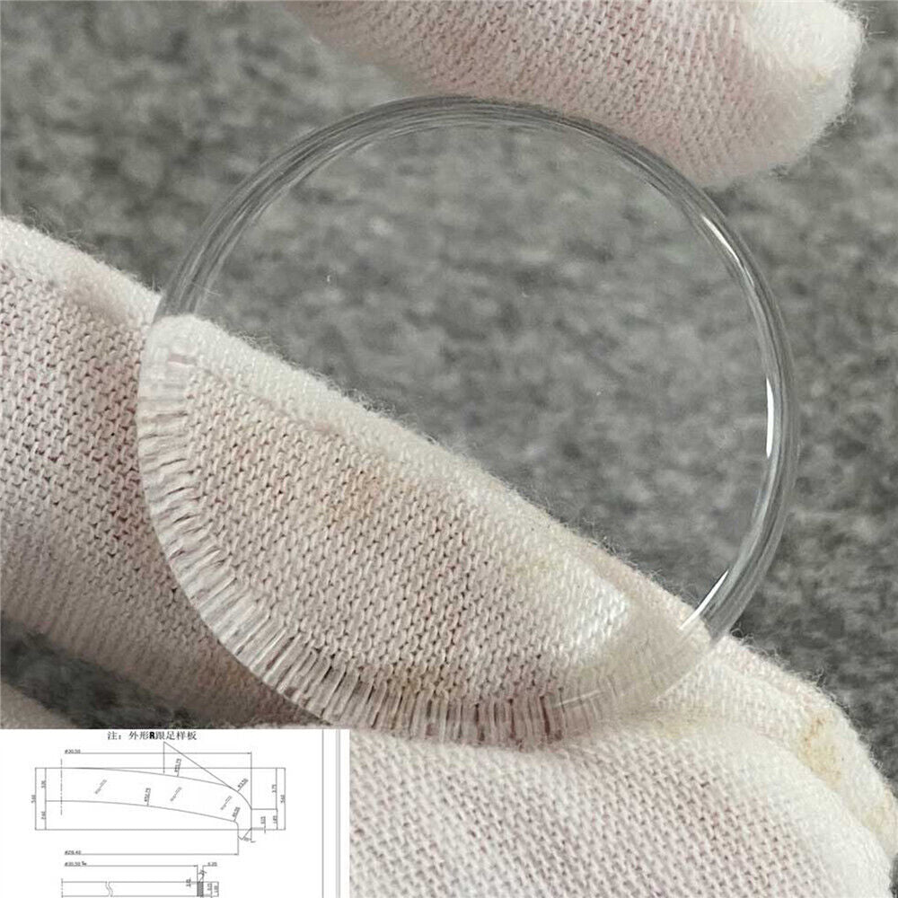 Plano-convex Sapphire Glass 30.5*5.6mm Watch Glass for Universal