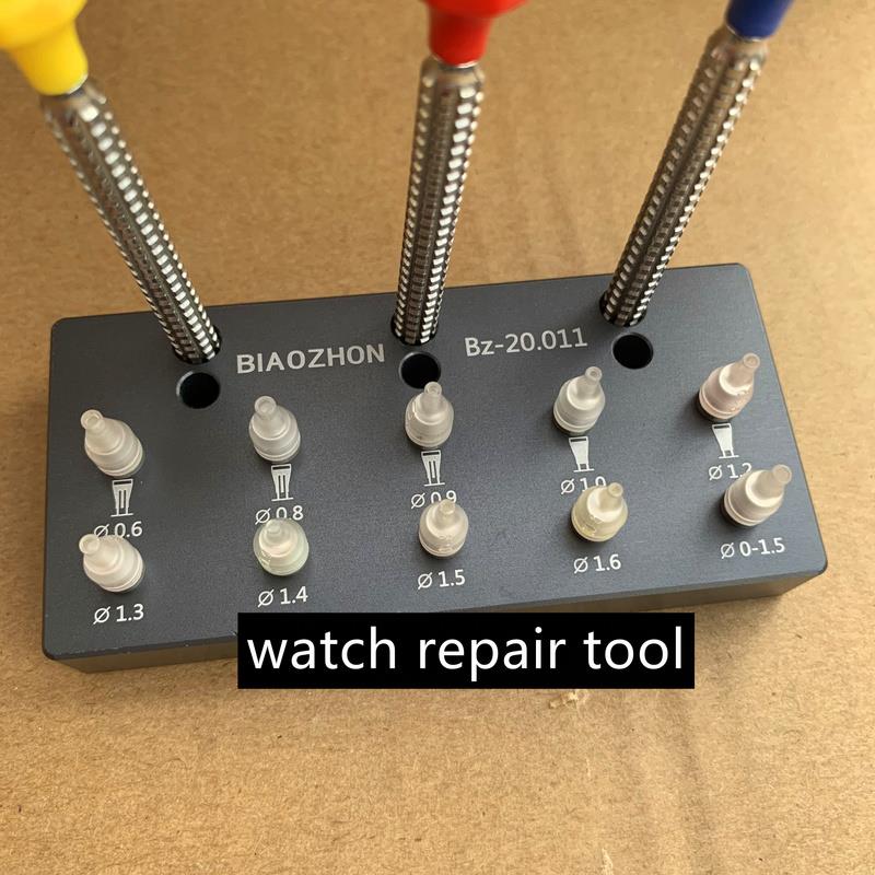 Watch Hand Install Setting Tools With 10 sizes Replaceable Tips Pusher Fitting