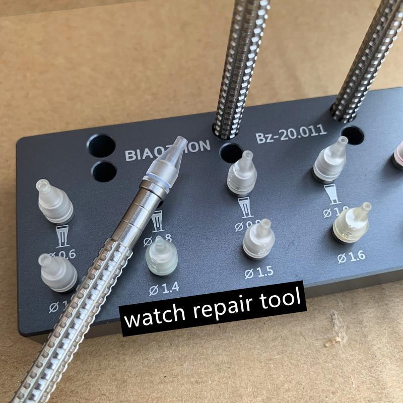 Watch Hand Install Setting Tools With 10 sizes Replaceable Tips Pusher Fitting