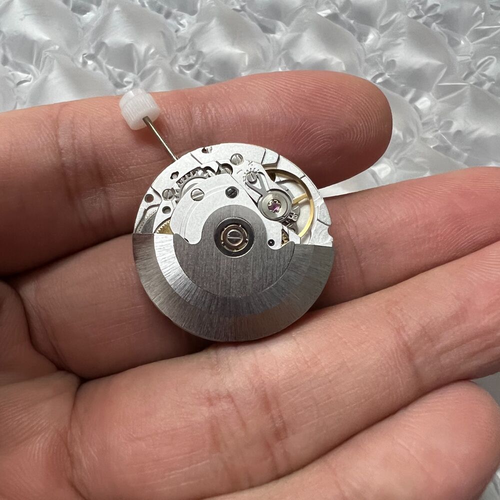 Silver Hangzhou HZ6460 4 Hands Automatic Mechanical Movement for ETA 2836-2 GMT