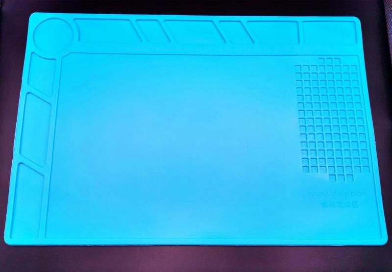 34X23cm Silicone Insulation Pad Thermostable Anti-corrosive Watch Repair Work