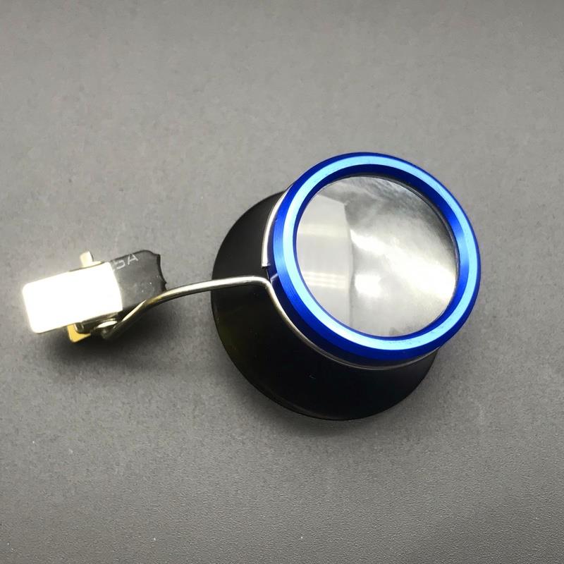 10x Clip-On Eyeglass Magnifier Loupes Magnifying Lens Watchmakers Jewellers Tool