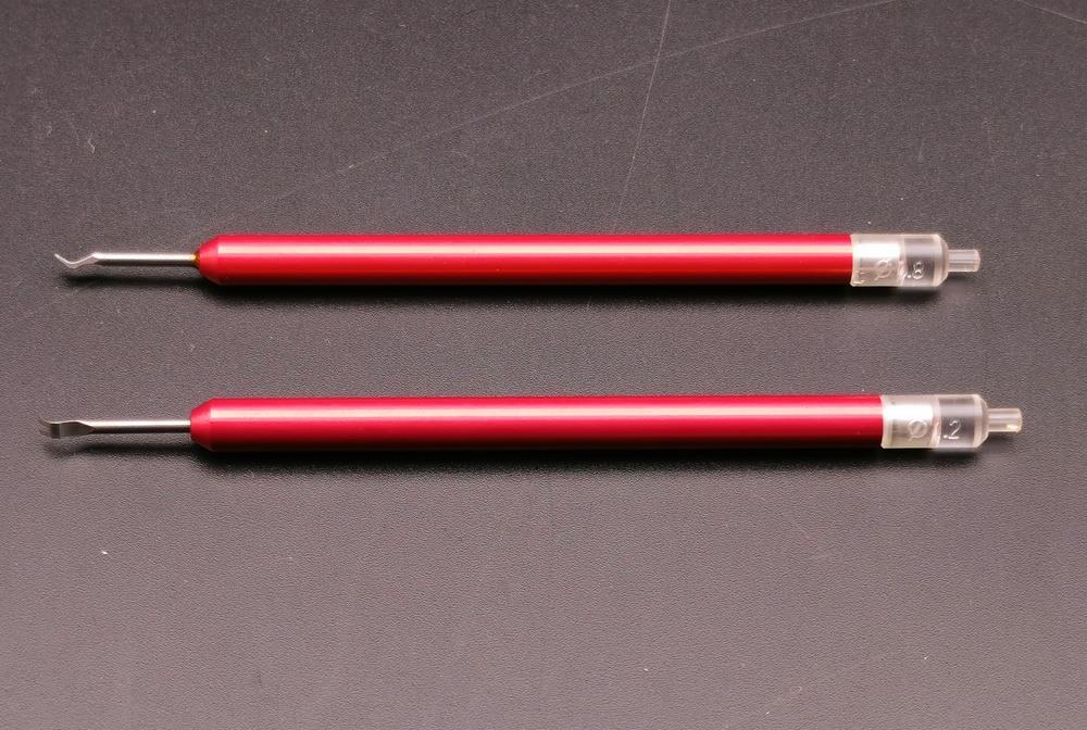 2pcs/lot Rubber Head Needle Punch Watch Hands Tool Presser Watch Hand setting