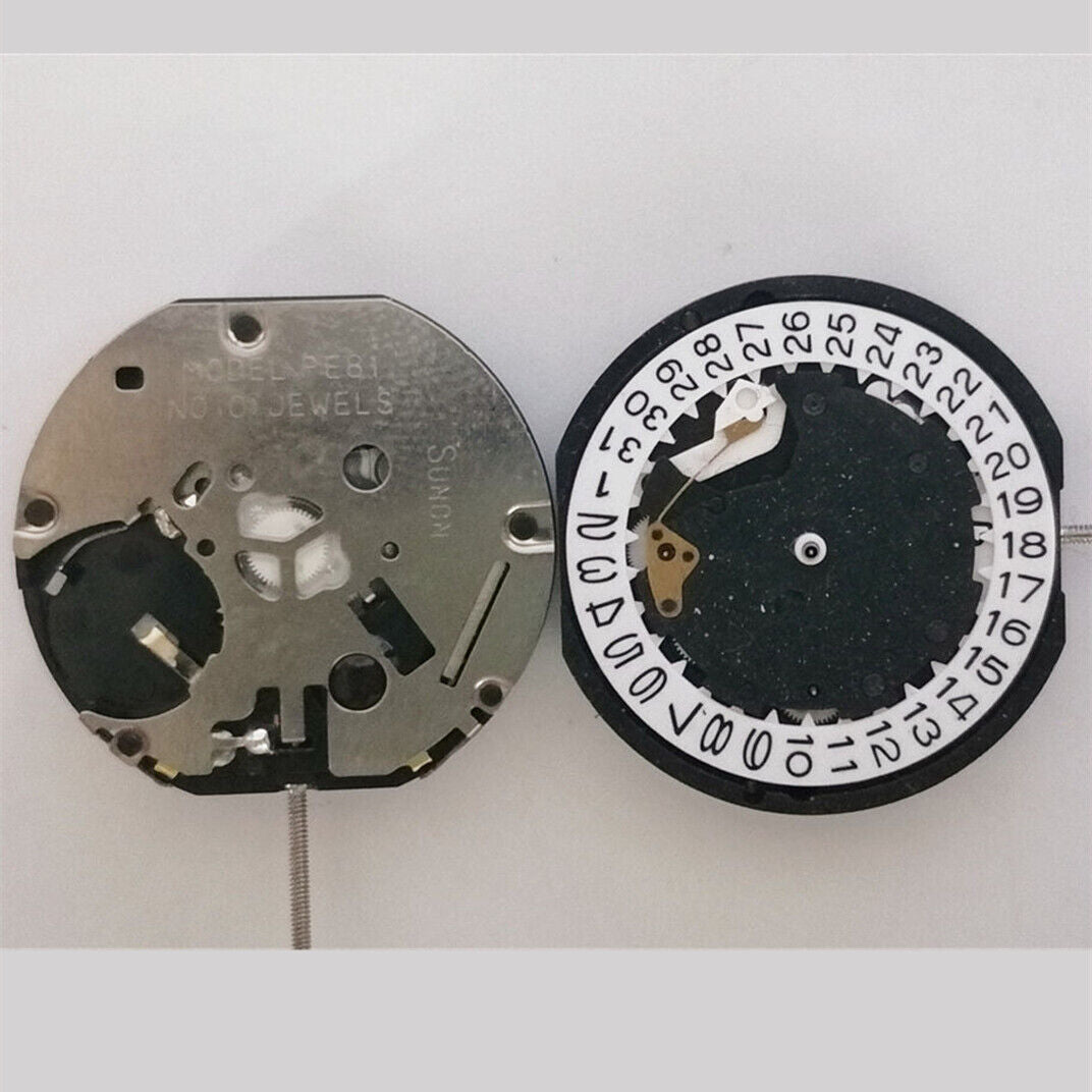 Quartz Movement Sunon PE81 3 Hands Date at 3 With Small Second @3@6@9 Movement