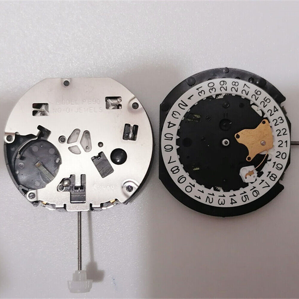 Quartz Movement Sunon PE90 3 Hands Date at 3 With Small Second @6@12 Movement