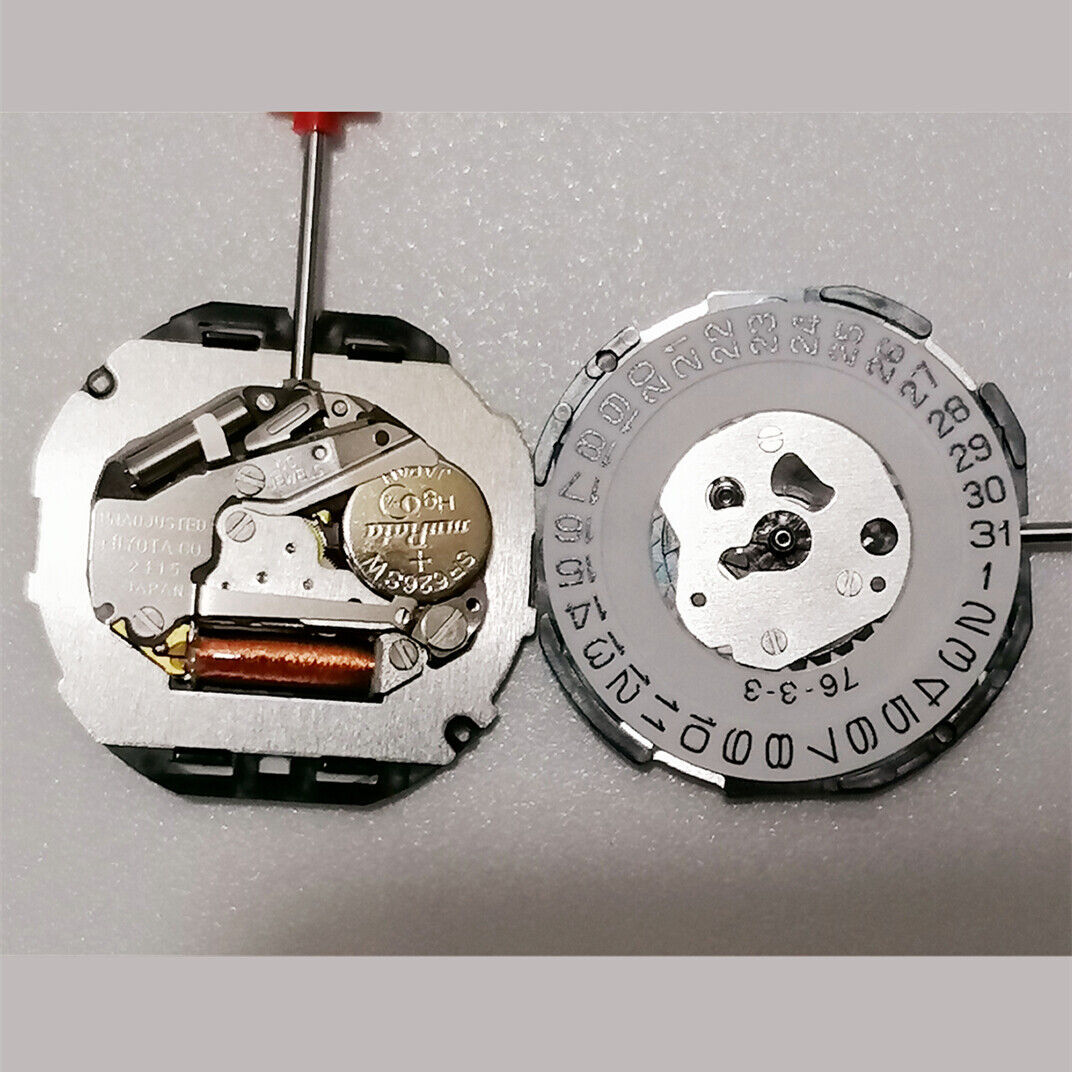 Brand New Quartz Movement Miyota 2115 3 Hands Date at 3 Movement With Watch Stem