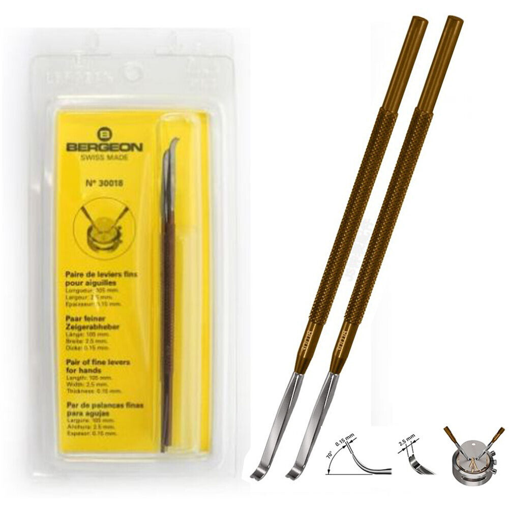 Bergeon 30018 Watch Hand Lifting Levers Tool Levers Pair Swiss Tool