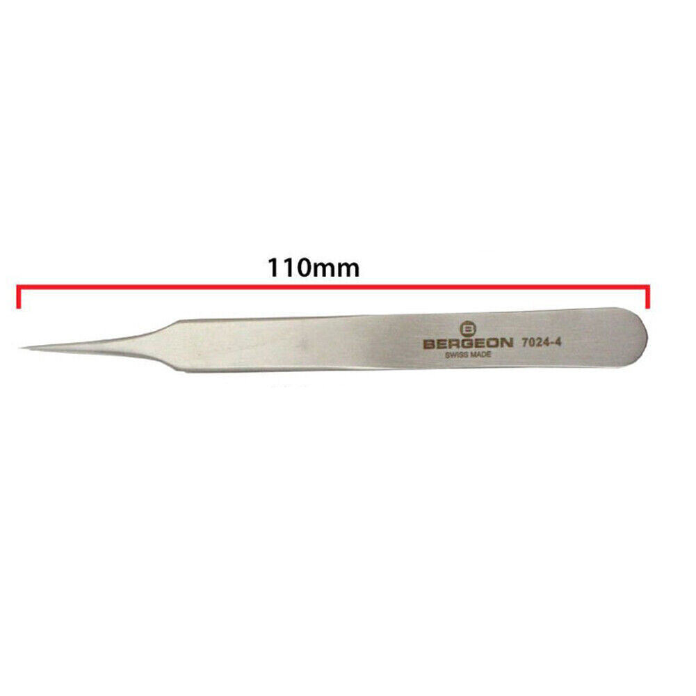 Bergeon 7024-4 Anti Magnetic Tweezers Size 110mm Swiss Tool