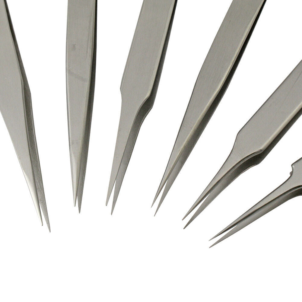 Bergeon 7024 Set of 6 Anti Magnetic Tweezers Swiss Watchmaker Tool