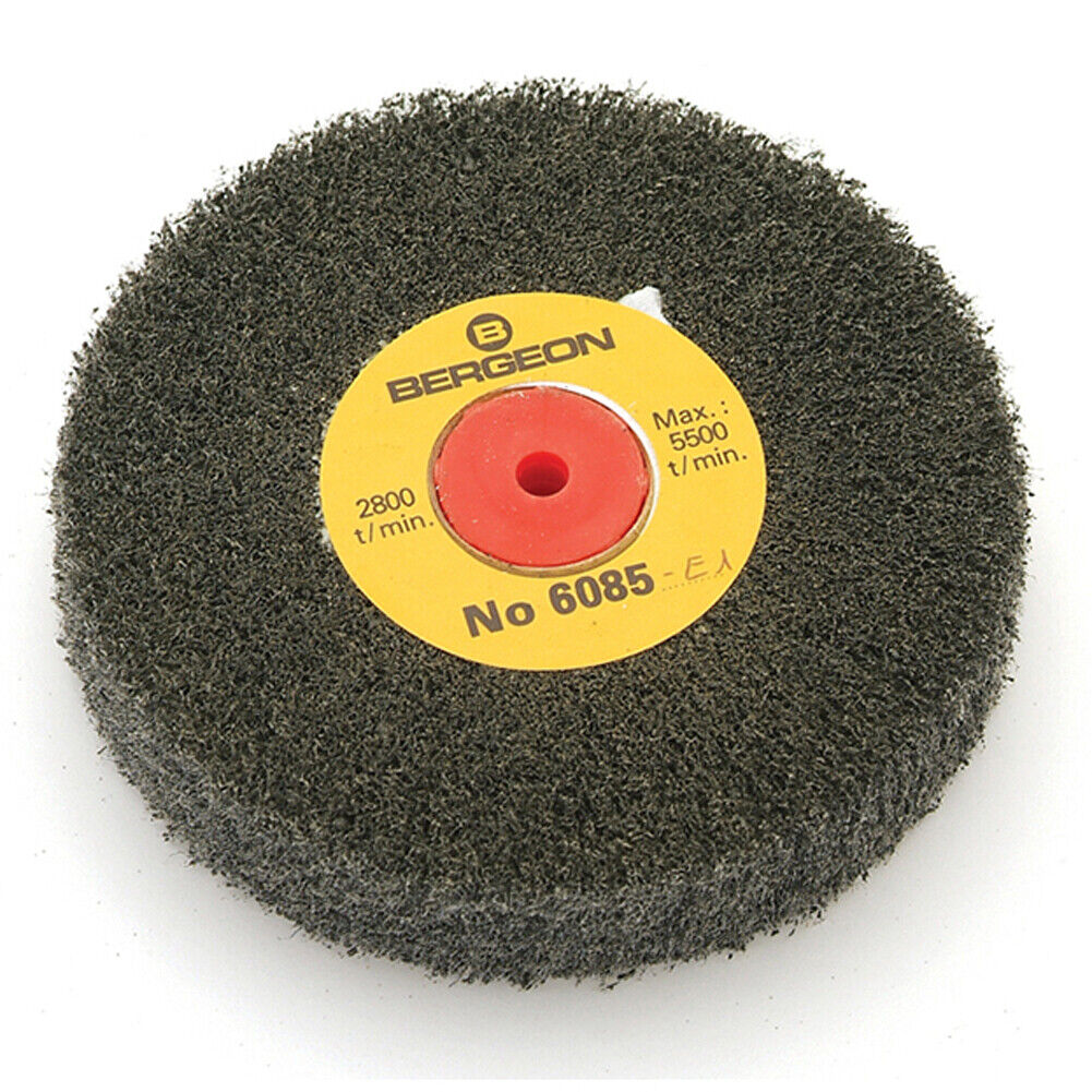 Bergeon 6085-E1 Medium Abrasive Satin Metal Finishing Wheel Watches for