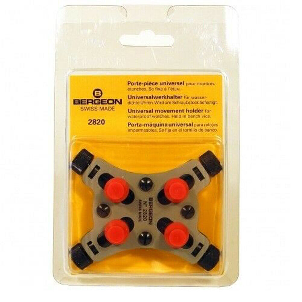 Bergeon 2820 Universal Vice 44mm for Waterproof Watches Capacity