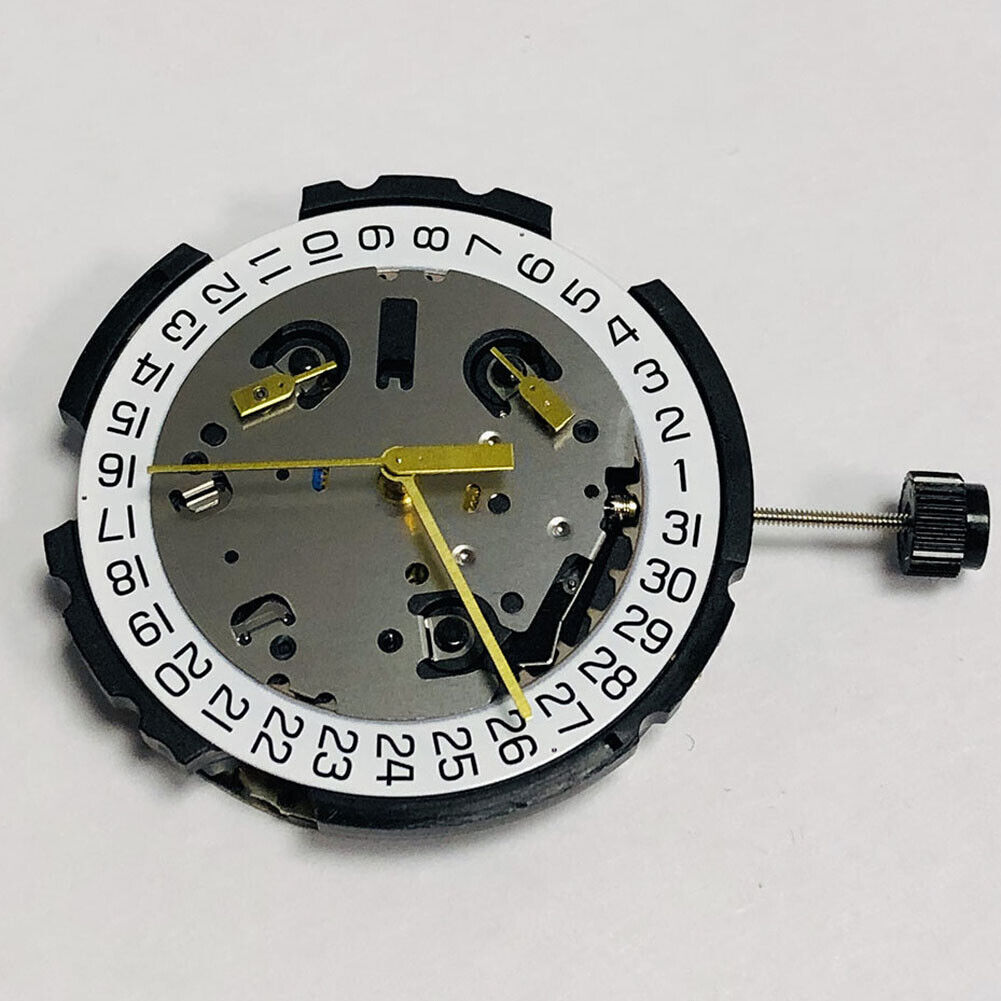ETA G10.962 Watch Quartz Movement  Chronograph 3 Eyes Date 4