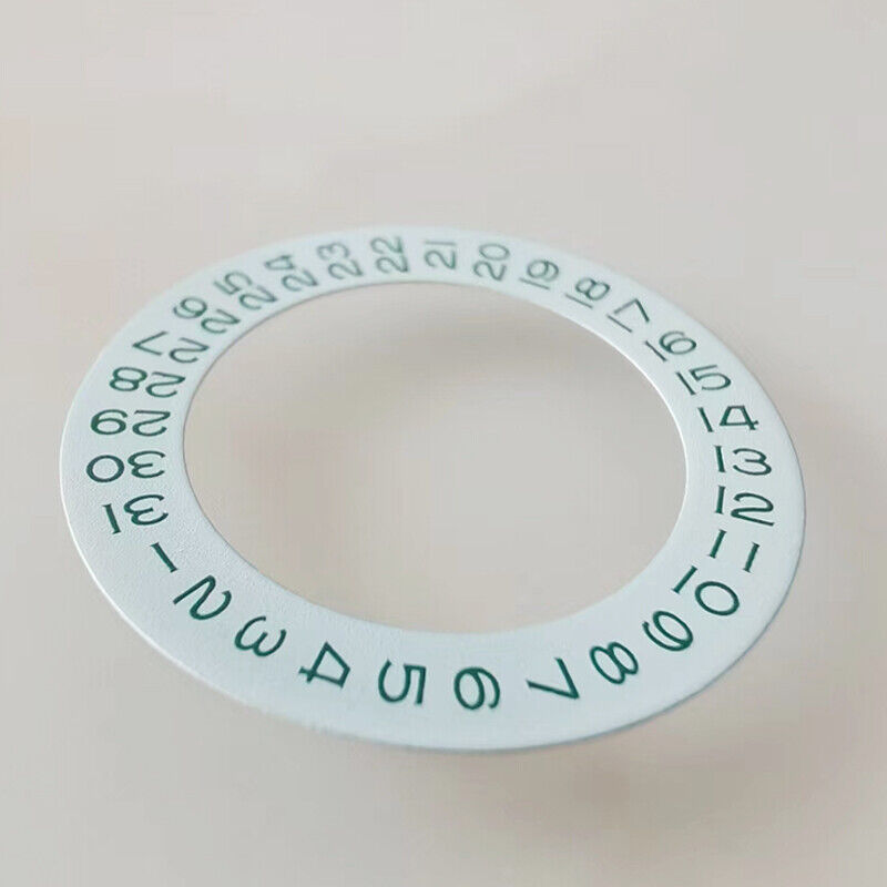 Green Font Date Wheel Overlay for ETA2824 2836 Miyota 8215/8200 Movement Date@3