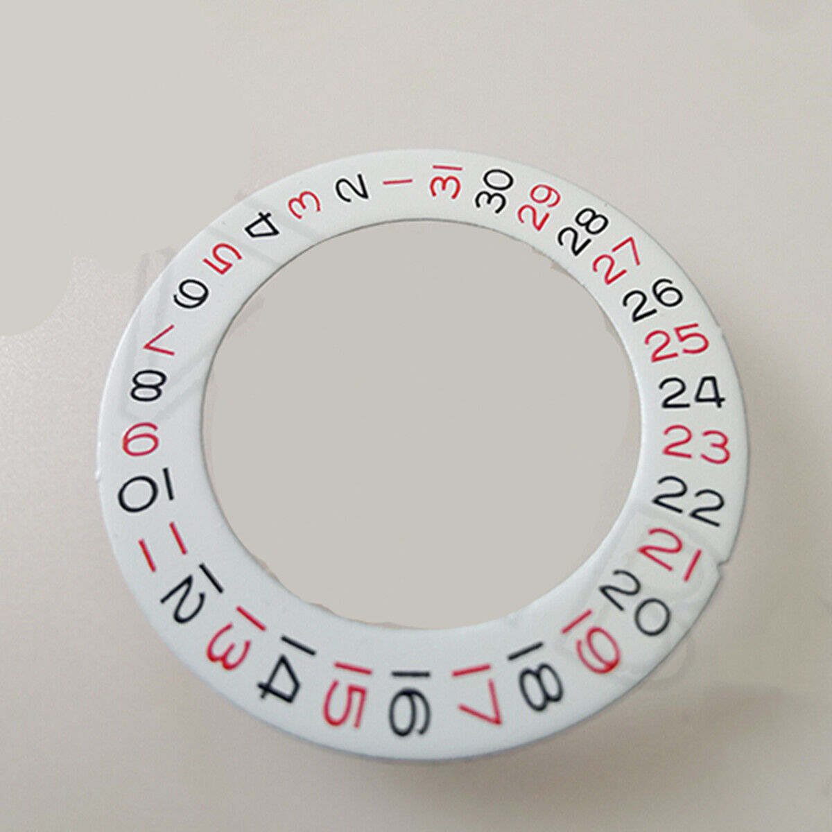 Red Odd Date Wheel Overlay for ETA2824 2836 Miyota 8215/8200 Movement Date@3