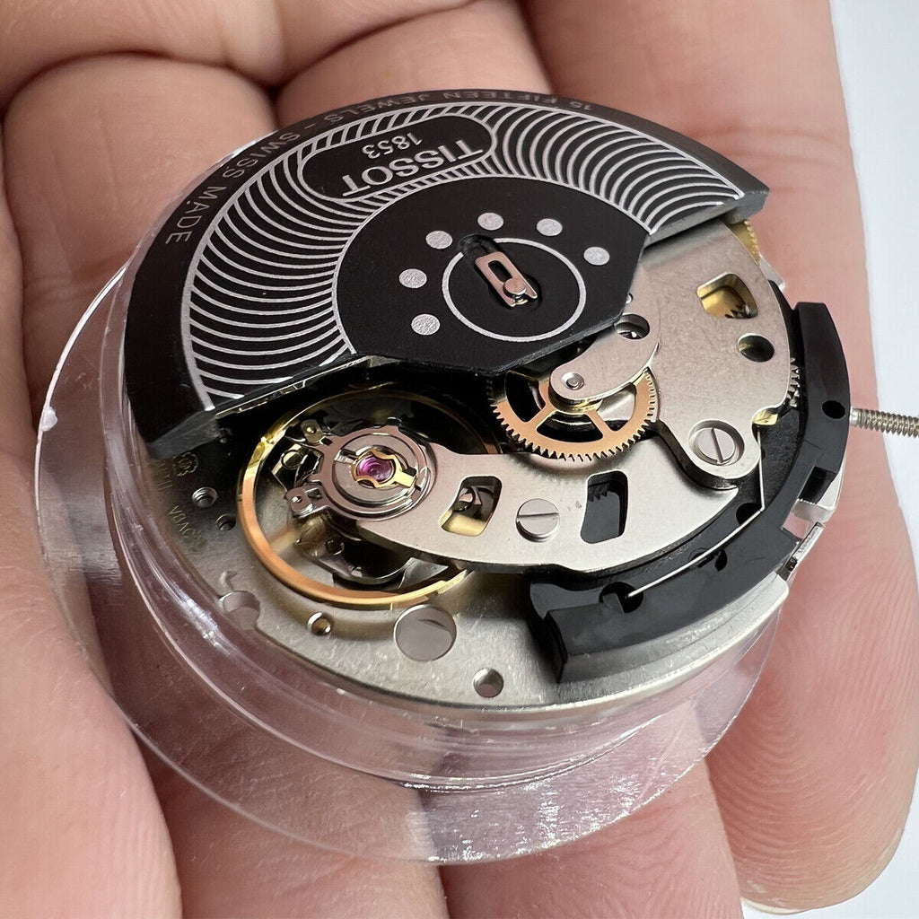 Swiss Made Genuine ETA C01.211 Chronograph Mechanical Movement 1853 White Dial