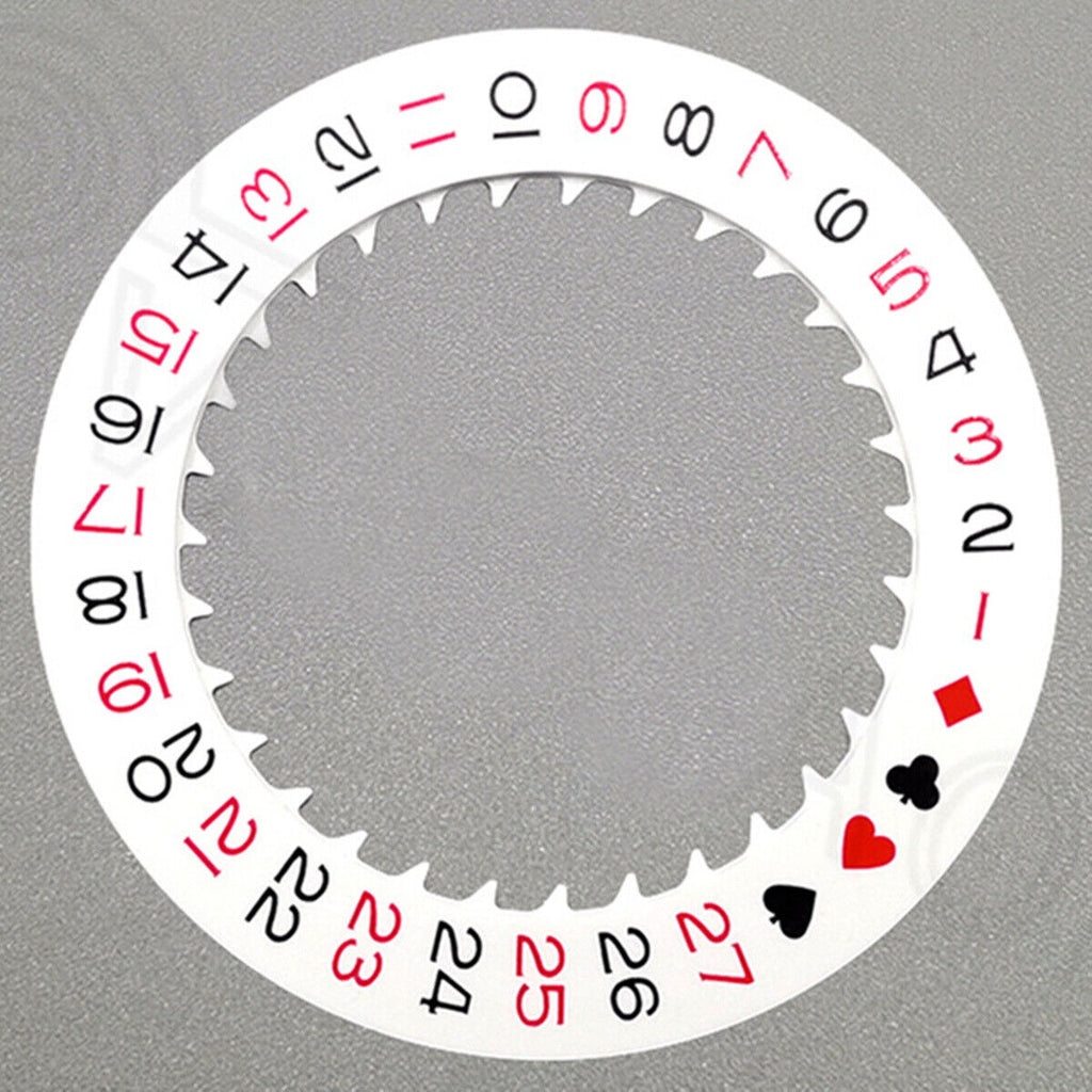 Spade A White Date Disk Wheel for NH36 Movement Date At 3 Watch Part