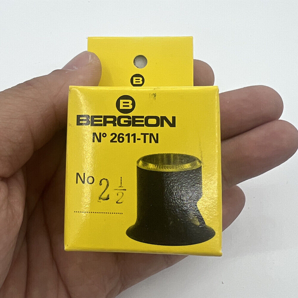 Bergeon 2611-TN-2.5 - 4x Magnification Loupe with Opening
