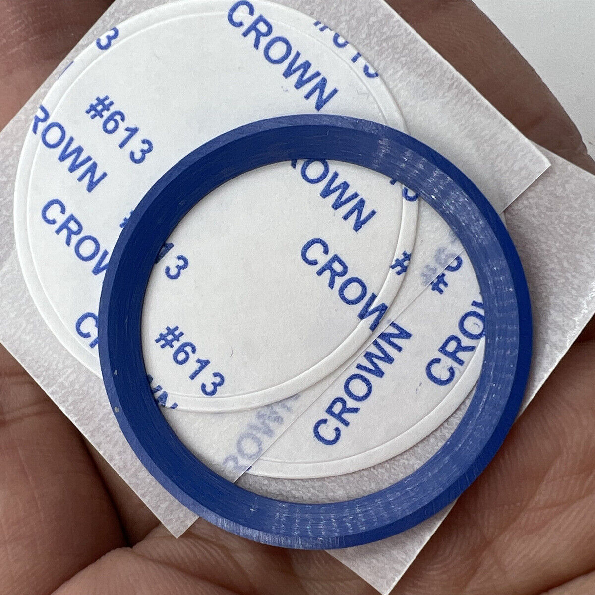 38mm/30.5mm Blue No Carved Font Bevel Aluminum Watch Bezel Insert Watch Parts