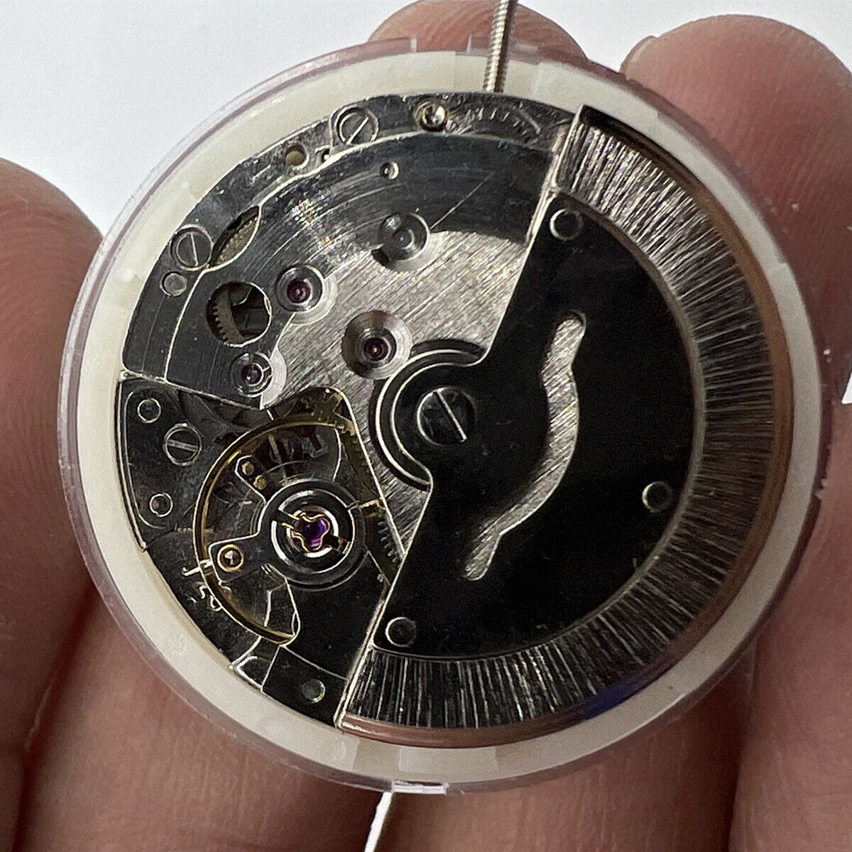 Brand New Automatic Mechanical Movement 8205 DG2813 Replacement Day Date Silver
