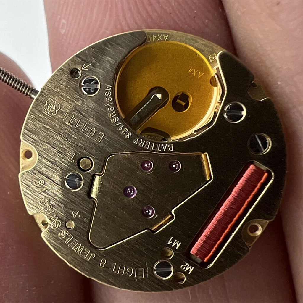 Original ETA E61.111 Watch Quartz Date@6 Swiss Movement Replacement of 256.111